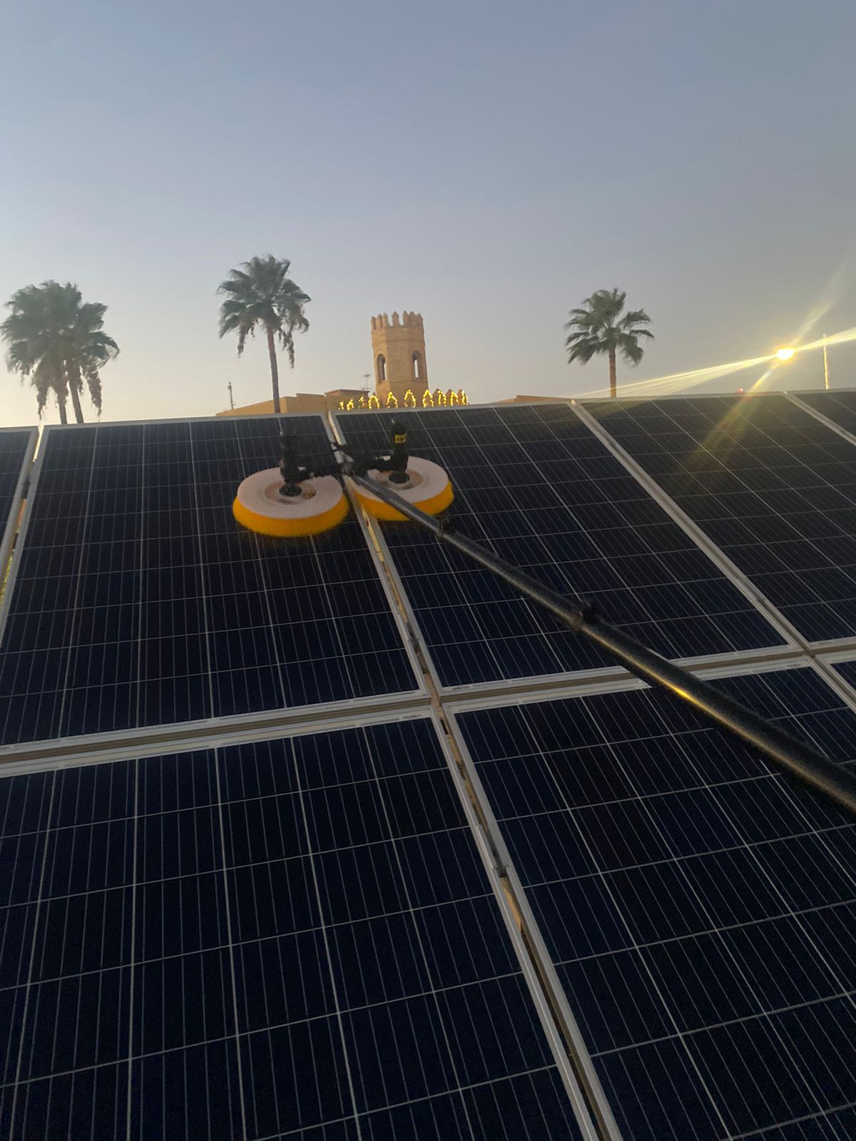 Centrale en Sahel — Sahel tunisien · 2025 — Cleanoov, nettoyage de panneaux solaires en Tunisie